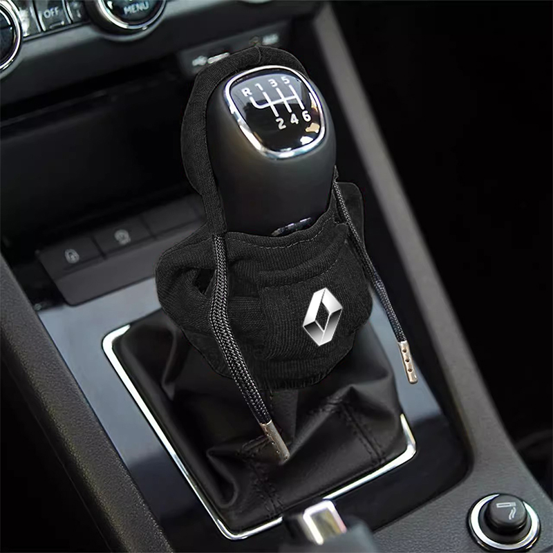 Capa com capuz para alavanca de câmbio de carro, universal, botão de mudança de marcha para renault clio laguna 2 megane 2 3 espanador logan captu