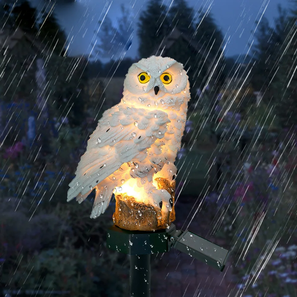 Led Solar Lamp Owl Animal Solar Garden Lights Solar Powered Solar Light Outdoor Garden Decoration Lamp Waterproof Solar Lights