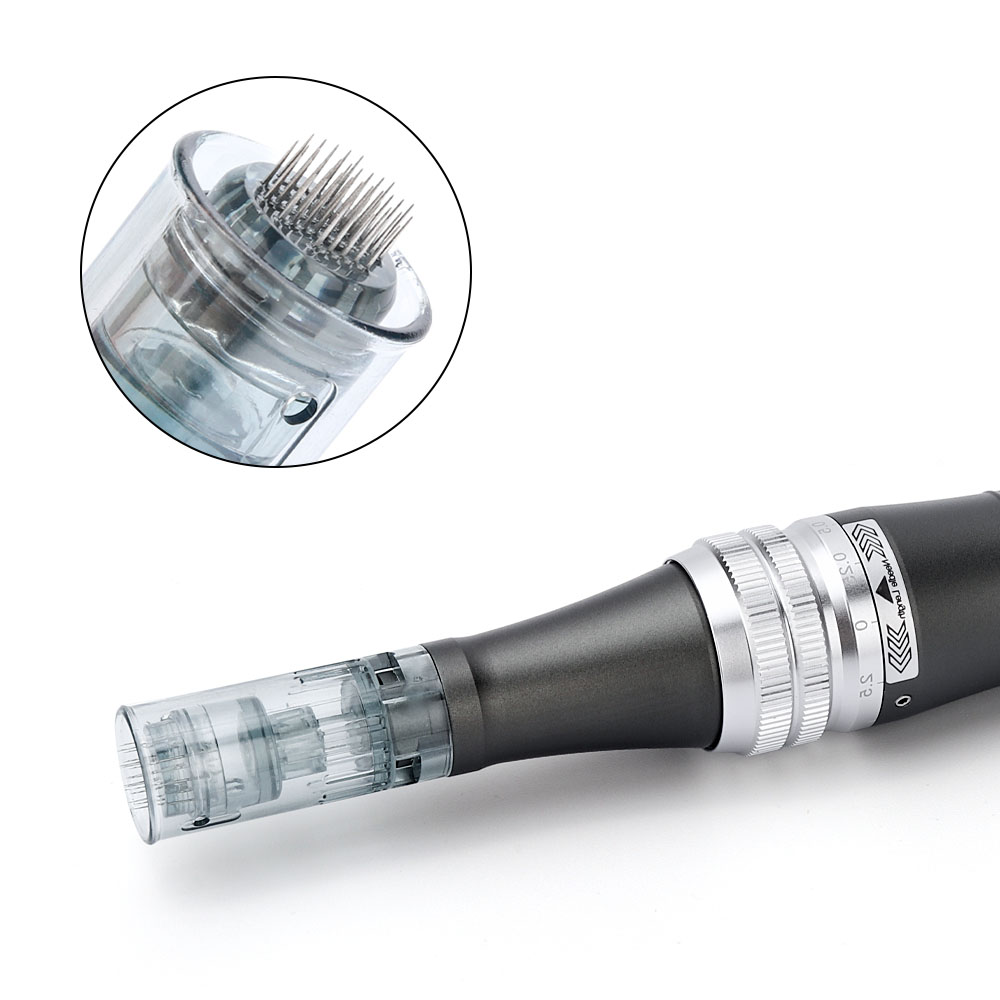 Dr. pen-Ultima M8 Elétrica Sem Fio Microneedle Needling Pen, Máquina de Cuidados com a Pele, 22Pcs Cartuchos