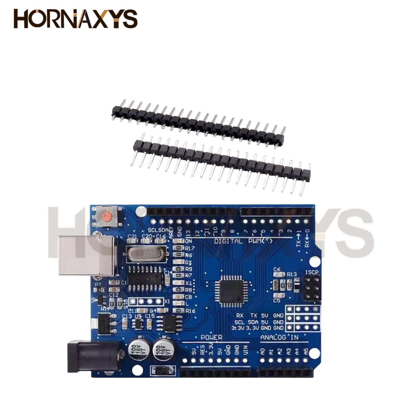 1 Uds UNO R3 UNO placa UNO R3 CH340G + Chip Mega328P 16Mhz para placa de desarrollo Arduino UNO R3 + USB TYPE-C MICRO