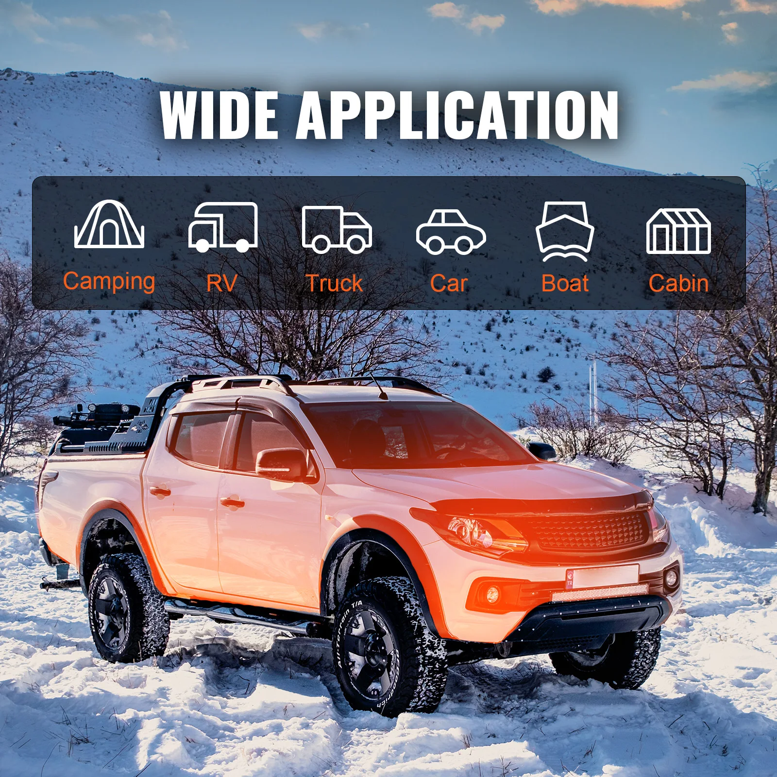 SucceBuy Riscaldatore d'aria diesel 5/8KW 12V Riscaldatore per auto tutto in uno con telecomando Riscaldatore diesel per parcheggio per auto camion RV Barca Van