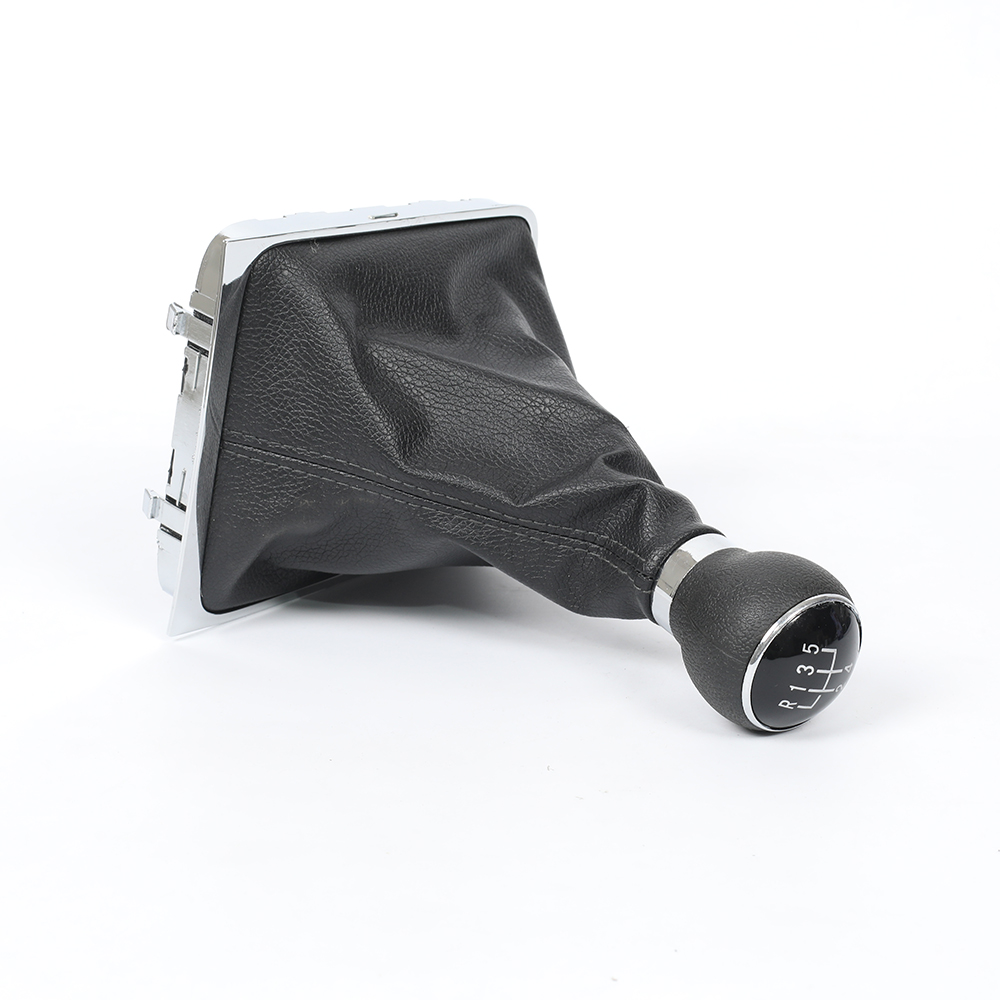 Vw パサート B6 2005-2012 新 5/6 スピードマニュアルギアシフトノブレバースティックシフターゲートルブーツカバー革カーアクセサリー
