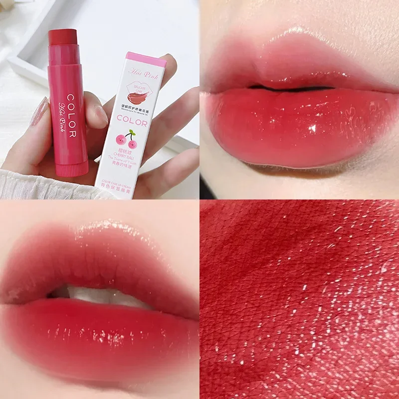 Bálsamo labial hidratante antiseco, fácil de llevar, cuidado de los labios, lápiz labial antigrietas, maquillaje de cuidado coloreado, 3/1 Uds.