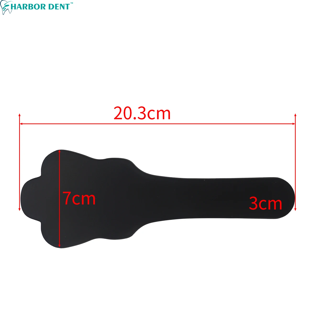 Autoclavable Nha Khoa Ảnh Tương Phản Tấm Chụp Ảnh Nền Đen Tấm Răng Miệng Má Vòm Miệng Tương Phản Đĩa