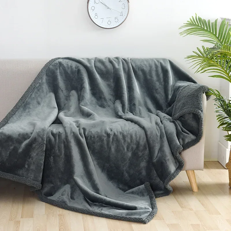 ble de luxe couverture hiver chaud confortable romantique Couple couverture imperméable-grossado grande taille couverture Microfibre-couverture