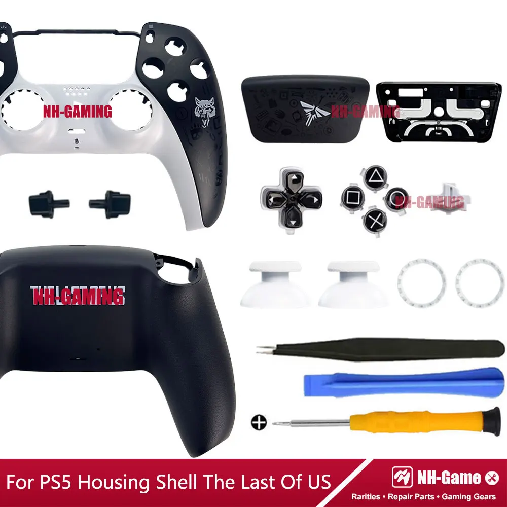 For PS5 Controller Shell Limited 30th Anniversary Housing Case BDM-010/020/030/040/050 Front Back Touchpad Cover 3D Cap Buttons