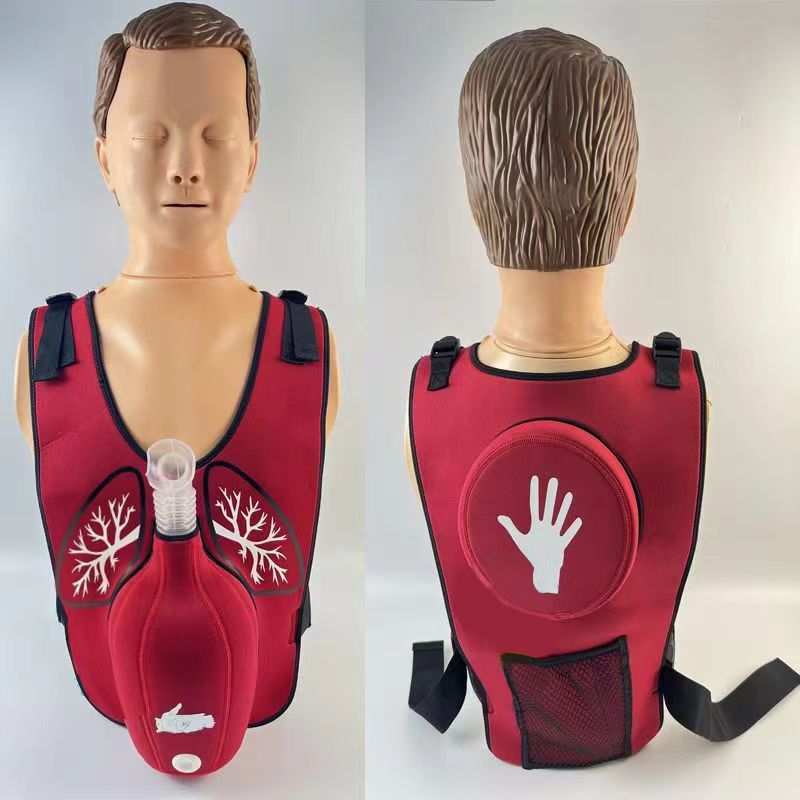 Colete de treinamento de obstrução anti-asfixia heimlik modelo de treinamento de prática educação para enfermeira e estudante acessórios de ensino de primeiros socorros
