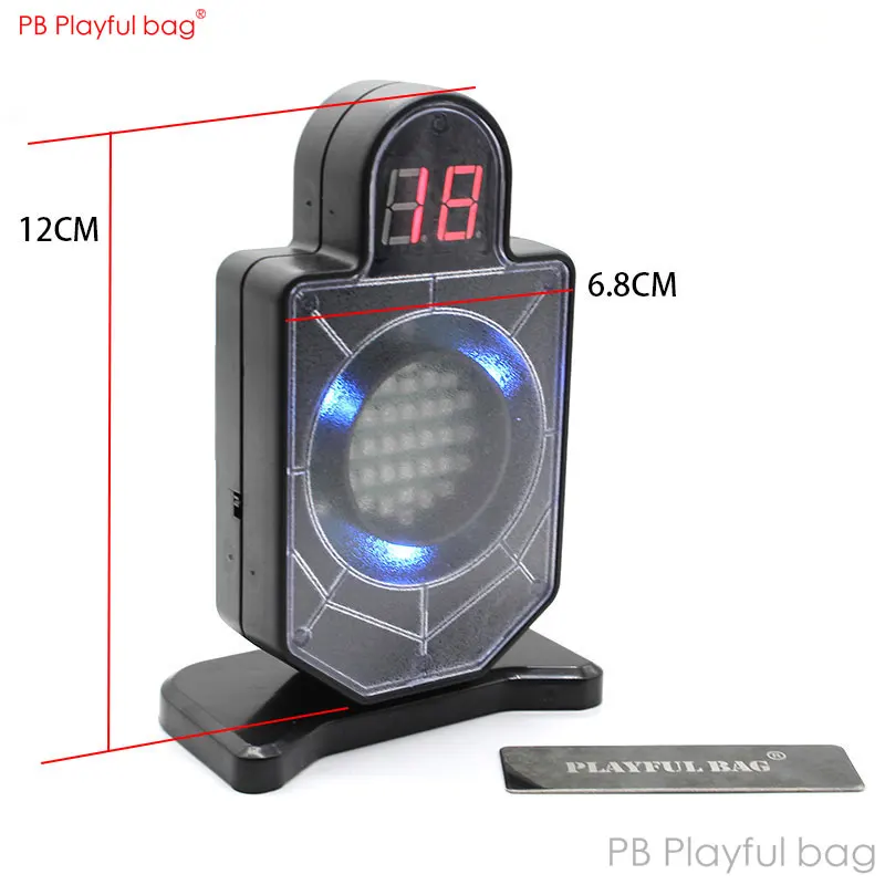 Alvo eletrônico leve plástico, sensor do laser, pontuando o som, dispositivo do jogo do CS do lazer, entretenimento, 2MW, QJ67