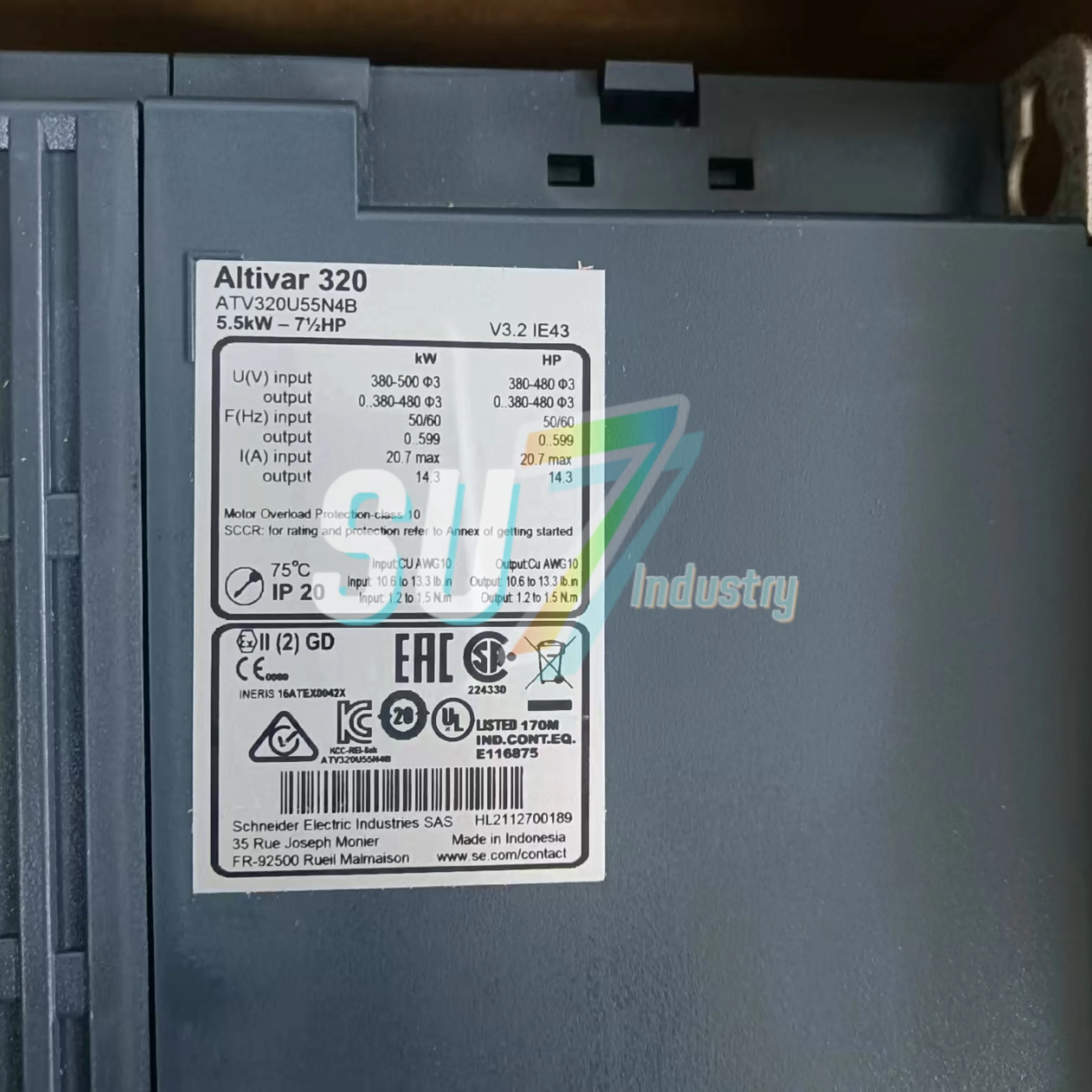 Inverter   New original  ATV320U40N4C   ATV320U55M3C  ATV320U55N4B