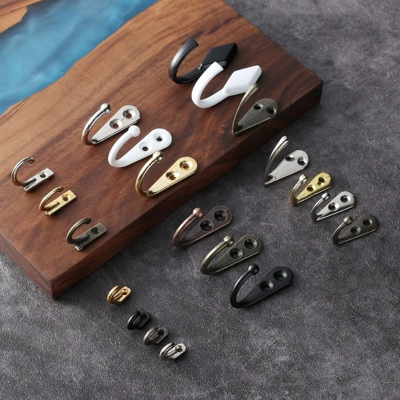 1PC Mini Hook Alloy Single Hanging Hand Ornament Small Hook Sample Hook Retro Modern Hooks
