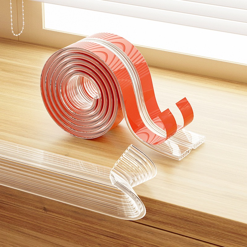 Baby Safety Transparent Anti-collision Strip Self Adhesive Table Edge Guard Strips Kids Furniture Corner Protector Bumper Tape
