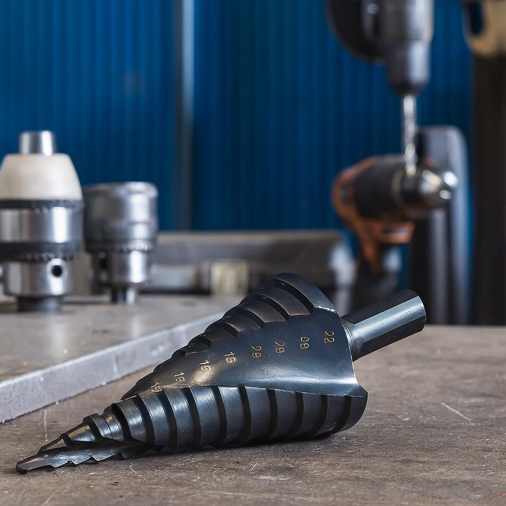 1 Uds. Broca escalonada de cobalto HSS 4-32MM taladro cónico de vástago triangular en espiral de acero de alta velocidad para herramientas de bricolaje de carpintería de Metal