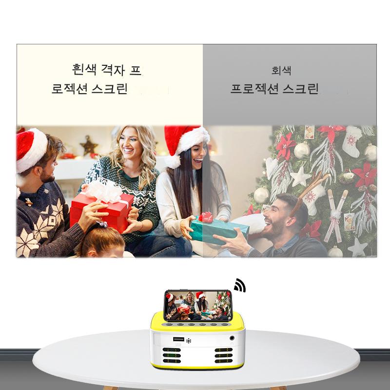 VEIDADZ 프로젝터 스크린 화이트 그리드 안티 라이트 16:9 프로젝션 스크린 60 72 84 100 120 130 인치 홈 시어터 실내용 휴대용 반사 천