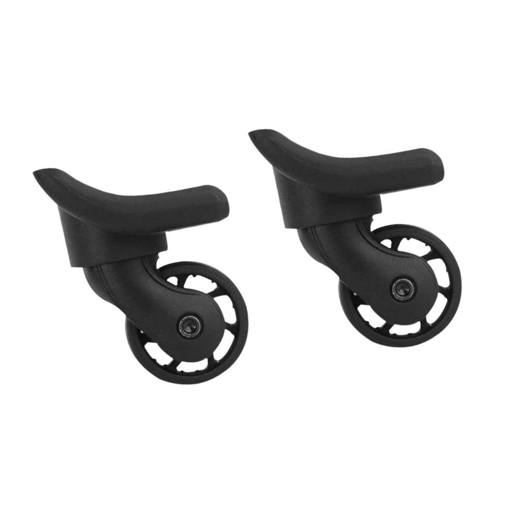 2 ชิ้นกระเป๋าเดินทาง Mute ล้อเปลี่ยน Spinner ล้อล้อสําหรับกระเป๋าเดินทาง