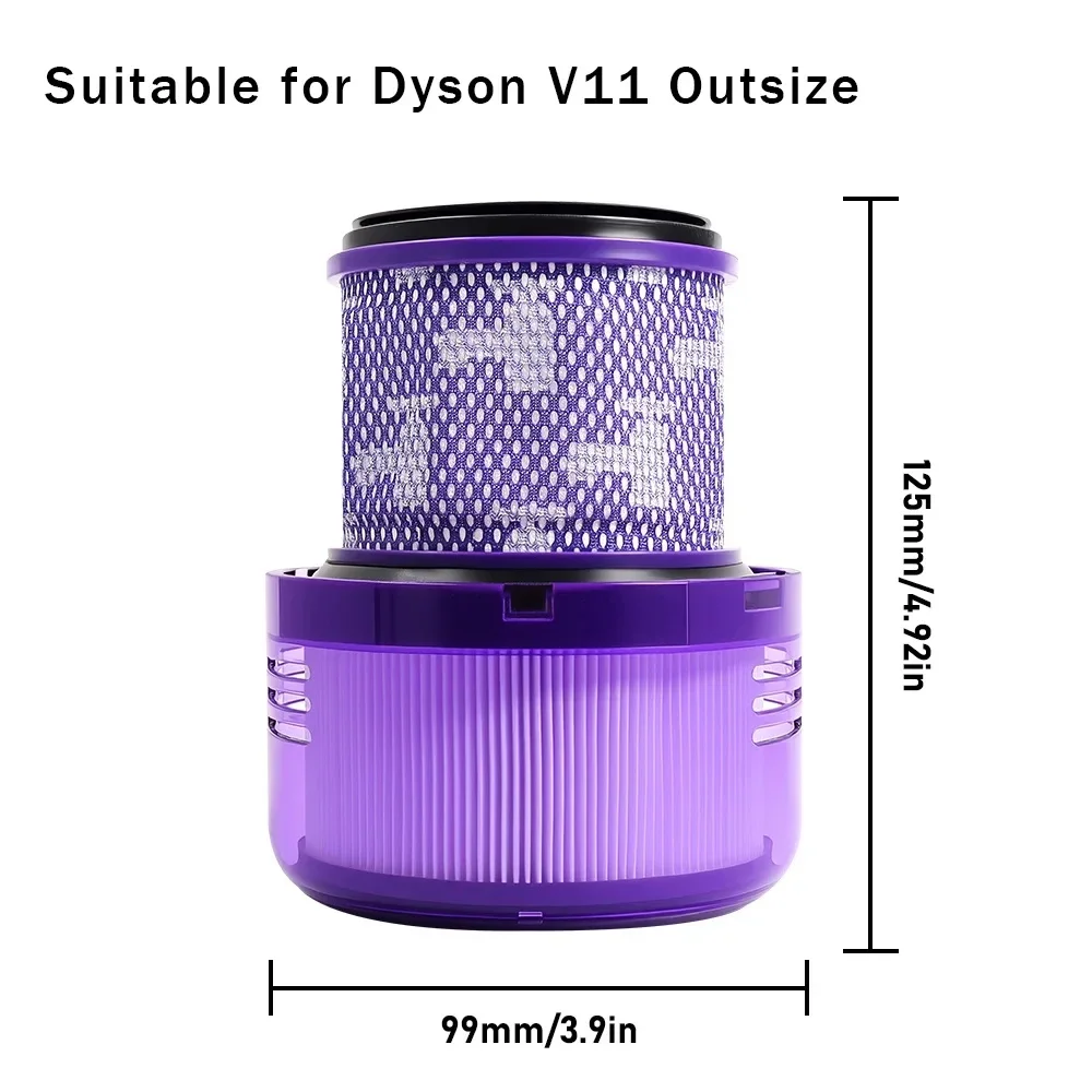 Hape สําหรับ Dyson G5 V6 V7 V8 V10 V11 V12 V15 SV12 SV14 SV18 SV19 SV20Robot เครื่องดูดฝุ่นอุปกรณ์เสริมแปรงกรองสิ่งที่แนบมา