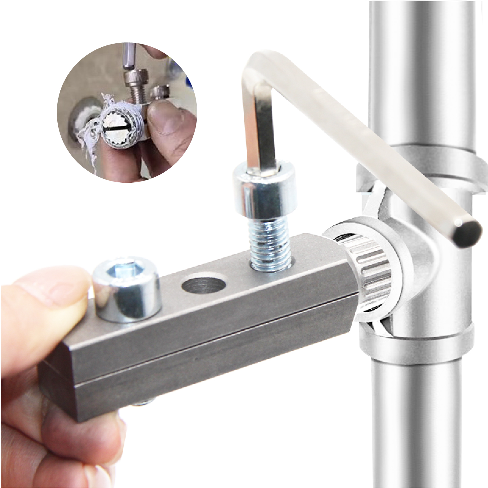 4/6 punt kraan hoekstopkraan draadtrekker waterleiding breuk gebroken draad schuif tand gebroken uiteinde verwijdergereedschap accessoire set