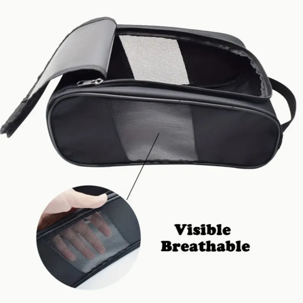Bolsa de zapatos de Golf portátil, bolsas porta zapatos de tela Oxford, bolso de Golf ligero transpirable, bolsa de zapatos de tenis de fútbol a prueba de polvo