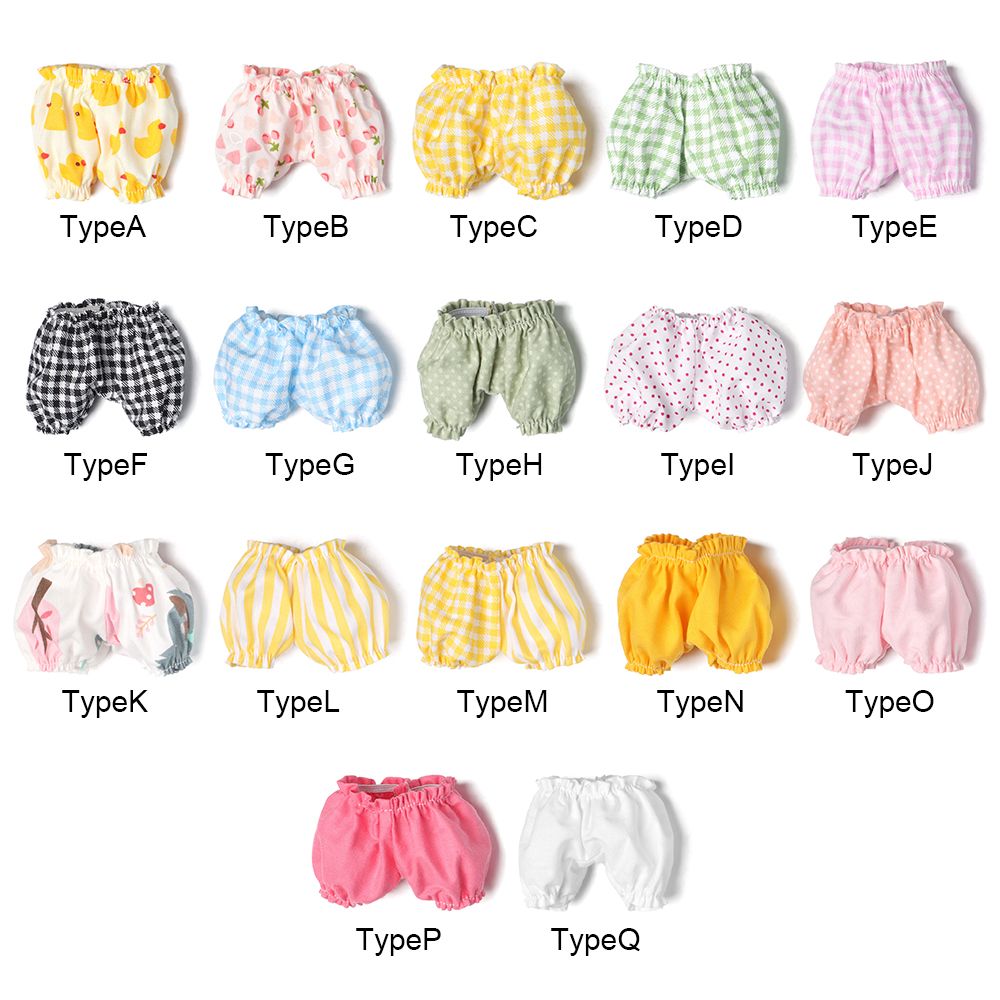 Spodnie dyniowe Bawełniane spodenki dla lalek Ubranka dla dzieci 15 cm Wspólna lalka Bjd Doll Ob11 Ubrania Spodnie latarniowe