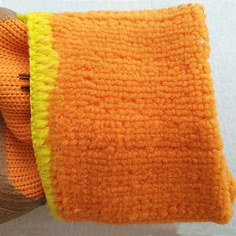 Luvas impermeáveis do trabalho do plutônio, forro sem emenda, palma revestida, segurança, protetora, DIY, jardim, construção, auto, 1 par