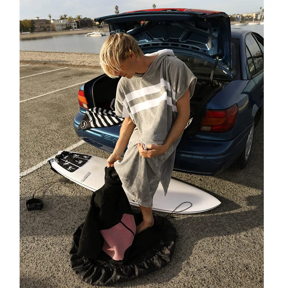 Wetsuit Storage Bag Beach Wetsuit Changing Mat for Surfers Diving Waterproof Dry Bag Swim Carry Pack Pouch Drawstring Bag