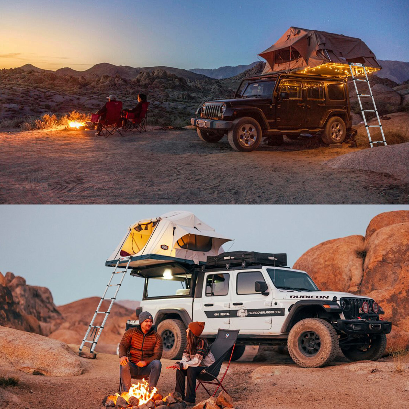 2.6m Telescopic Ladder Stainless Steel Convenient Extendable Folding Ladder,Easy To Carry, Suitable For Pulling Walls, Changing