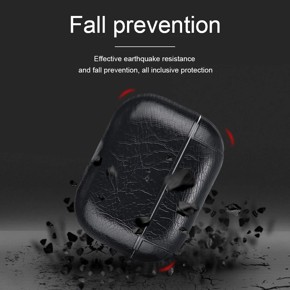 Für Airpods Pro 2 Fall Leder Business Kopfhörer Fall Headset Shell Kopfhörer Abdeckung Für Apple Air Pod 3 Pro 2nd Generation USB C