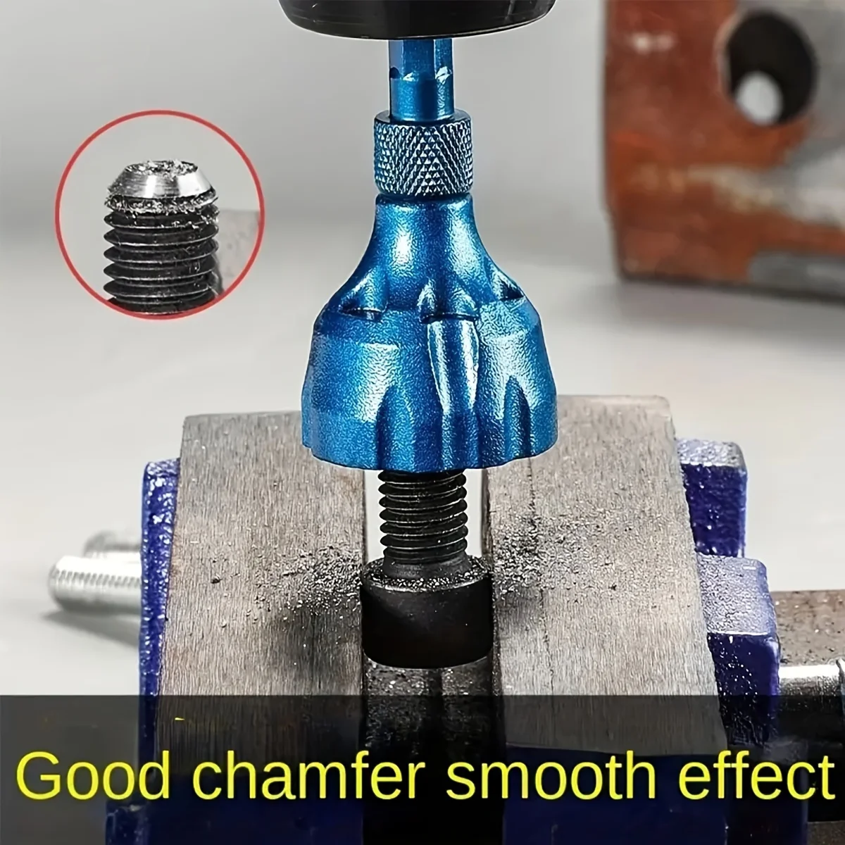 Drill Bit Screw Deburring External Chamfer Cylindrical Chamfering Knife Screw Repairer Thread Trimming Angle Bolt Repair Tool