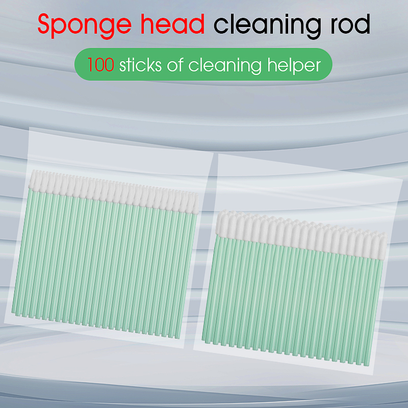 100 шт. стержень для чистки волокна, палочки для чистки оптоволокна, волоконно-оптические тампоны для разъемов LC/SC/FC/ST 1,25 мм, инструмент FTTH