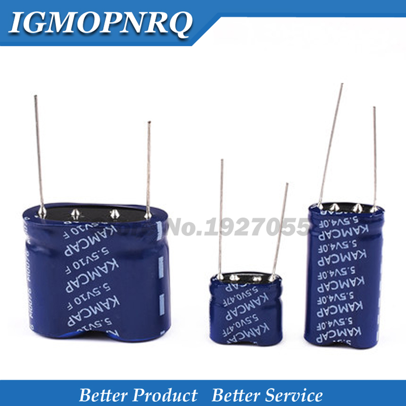 1PCS 슈퍼 커패시터 패러드 커패시터 조합 유형 5.5V 0.5F 1F 2F 3.5F 4F 5F 7.5F 10F 15F