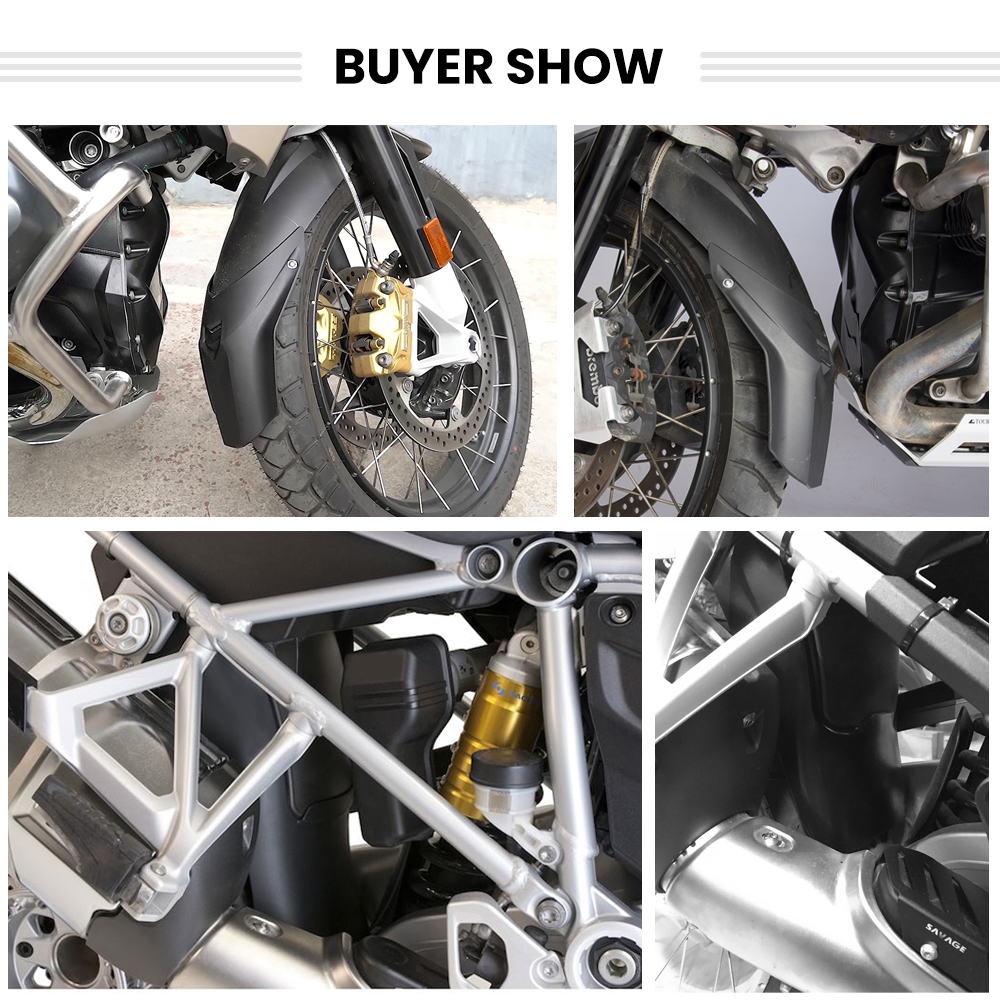 Phía Sau Mặt Trận Fender Cho Xe BMW R1200GS R1250GS R 1250 GS LC Adv Chắn Bùn Phiêu Lưu Fender Ốp Dẻo Bảo Vệ Xe Máy Phần 2013-2022