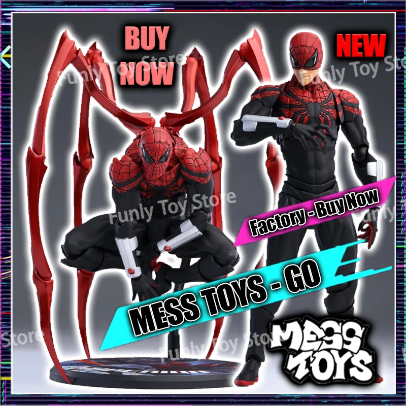 In Stock Mess Toys Superior Spider Man Doctor Octopus Peter Parker Messtoys Spiderman Neighbor Anime Action Figure Gifts Toys