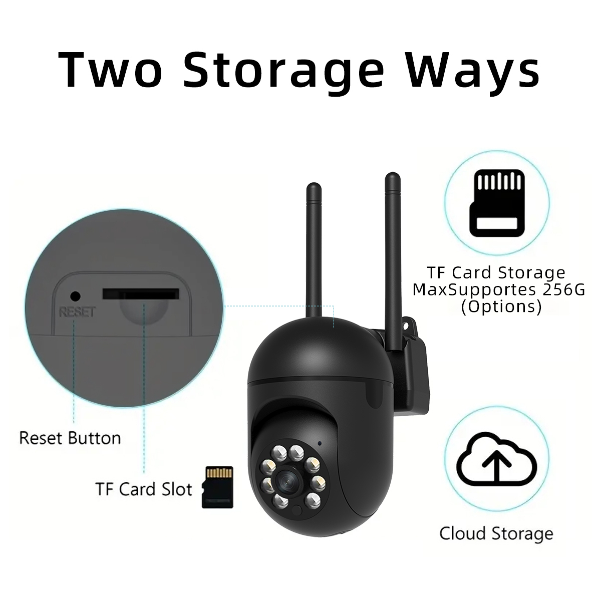 JOOAN 2MP PTZ IP Camera Smart Home Color Night Auto Tracking Security WiFi Camera Two Way Audio CCTV Video Surveillance Camera