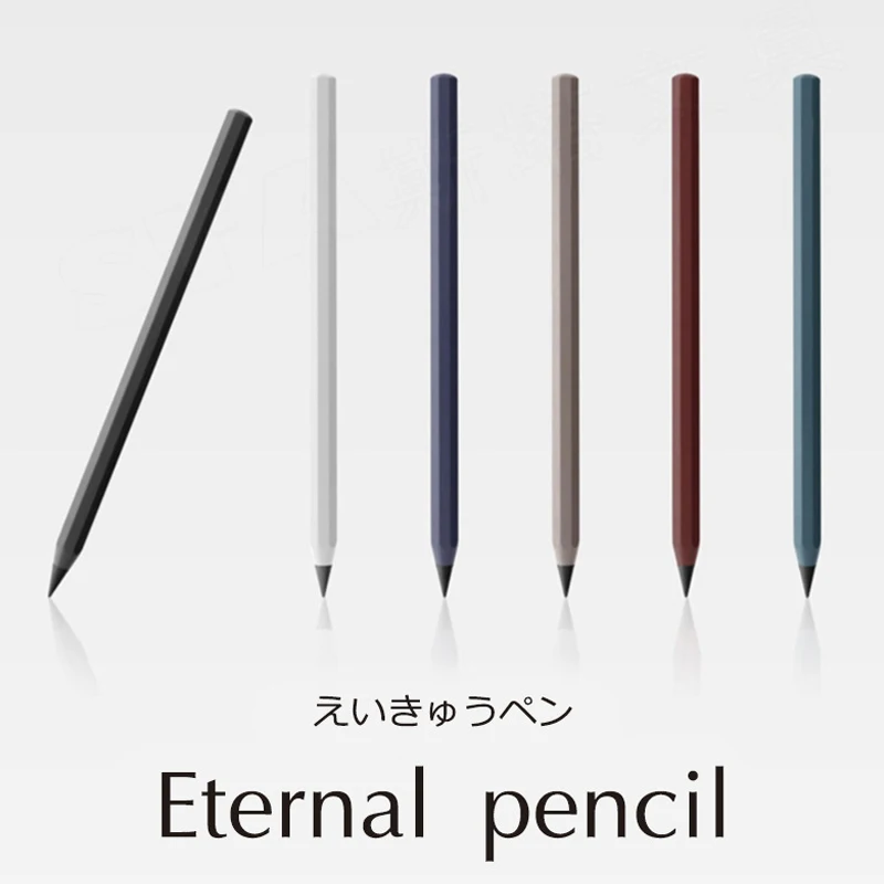 Bolígrafo metálico eterno sin tinta, lápices mágicos, nueva tecnología, escritura ilimitada, suministros de pintura, regalos novedosos, papelería
