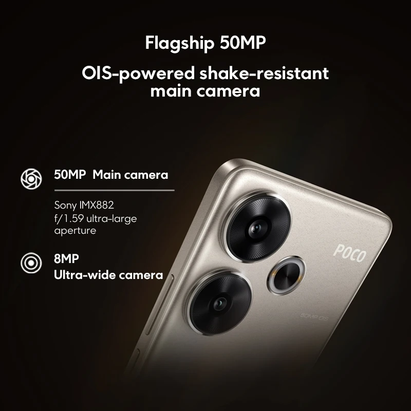 Xiaomi-Téléphone portable POCO F6, 5G, 8 Go, 256 Go, 12 Go, 512 Go, NDavid, chargeur UE, version globale
