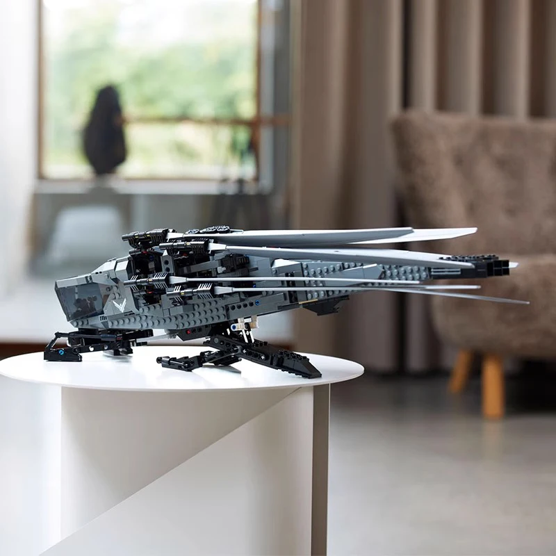 DUNE atreides 1369ชิ้น Dune ornithopter เฮลิคอปเตอร์ของเล่นตัวต่อ10327บล็อกตัวต่อสำหรับเด็ก