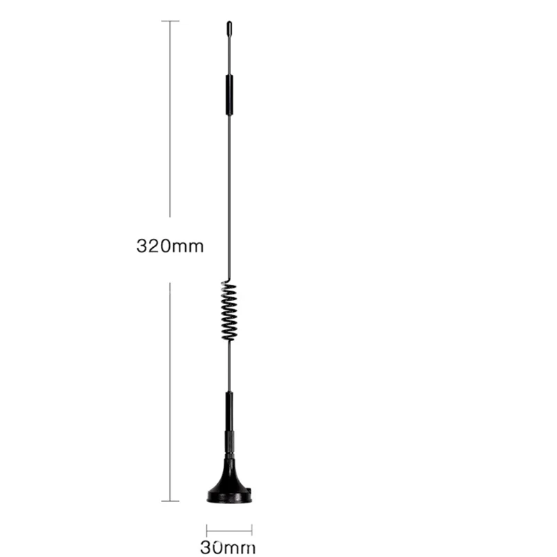 Antena SMA macho de alta ganancia 12dBi 2G 3G 4G, enrutador externo GSM de 700-2700MHz, amplificador de señal de antena magnética LTE