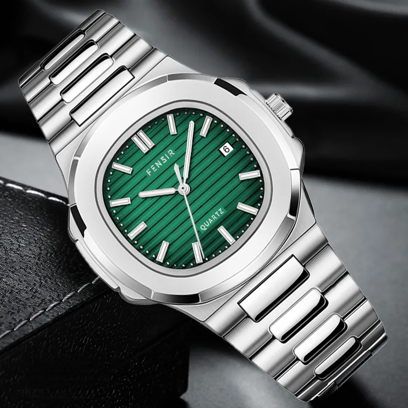 Un reloj clásico de marca, reloj de cuarzo para hombre, calendario cuadrado pequeño, reloj de alta gama moderno y personalizado, reloj informal ligero de estilo coreano para jóvenes estudiantes, el mejor regalo para él