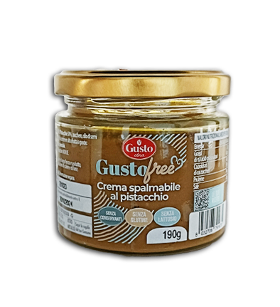 Crema Spalmabile al Pista cchio Senza Glutin 190g - Gusto Etna
