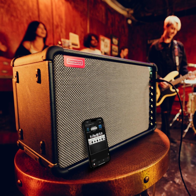 Spark Live Smart Guitar Amp, Multi-Channel PA System & Bluetooth Speaker All-in-One for Guitar, Bass, Vocals