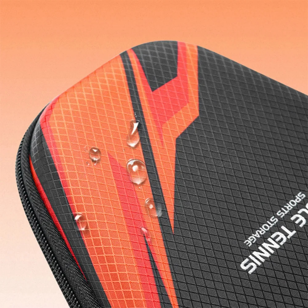 Saco De Armazenamento De Raquete De Tênis De Mesa Com Alça De Mão, EVA Hard Shell, Impermeável, Dustproof, Paddles Box Case, Bom, 1Pc