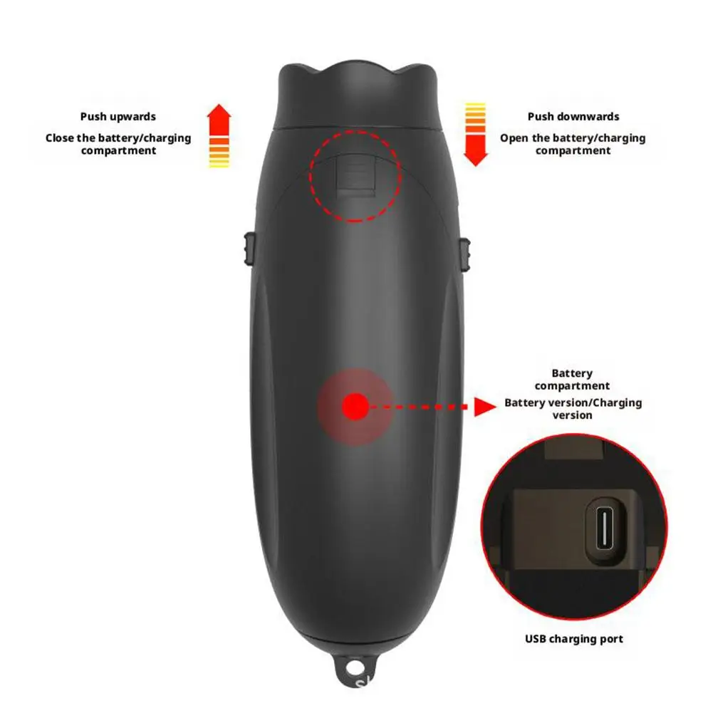 นกหวีดอิเล็กทรอนิกส์พร้อมการชาร์จ USB นกหวีดฉุกเฉินสําหรับครูผู้ตัดสิน สําหรับเกมกีฬากลางแจ้ง มี 3 สี