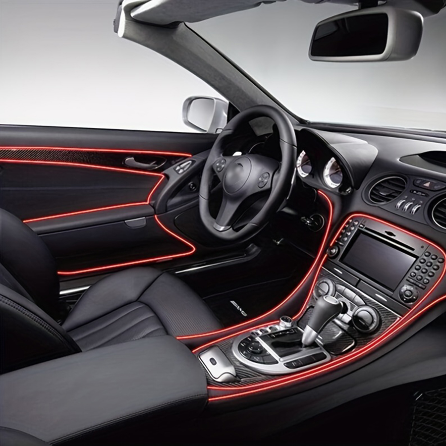 Auto-interieurstrip, auto-styling decoratie flexibele strip, dashboarddeksel decoratie eenvoudig te installeren, upgrade uw auto-interieur