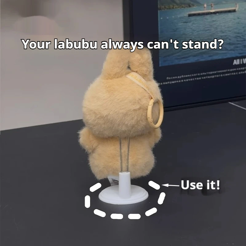1/6pcs Doll Standing Base Stand Holding Bracket For Labubu or Dimoo 15cm Dolls Accessories For Collectors