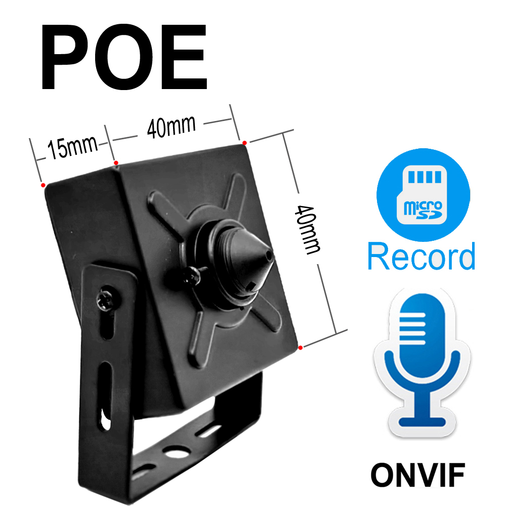 5MP 1080P POE 48V MINI IP Kamera HD CCTV Sicherheit High Definition Überwachung Unterstützung Micro SD Slot Onvif audio Hause Camhipro