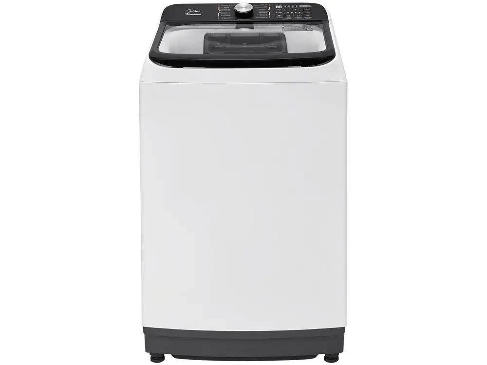 Lavadora de Roupas Midea 13kg Cesto Inox 13 Programas de Lavagem Branca Wave Agitator - 220V