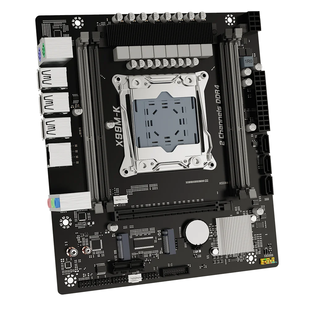 X99 8-фазный LGA2011-3 Комплект Xeon E5 2630 V4 16G=2*8G DDR4 RAM REG ECC Память NAME/NGFF SATA M.2 WIFI M.2 Для игрового компьютера