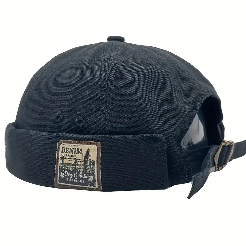돔 멜론 모자 남성 여성 패션 빈티지 무모한 모자 힙합 집주인 모자 남여 Skullies Beanie 솔리드 ​​컬러 도커 모자