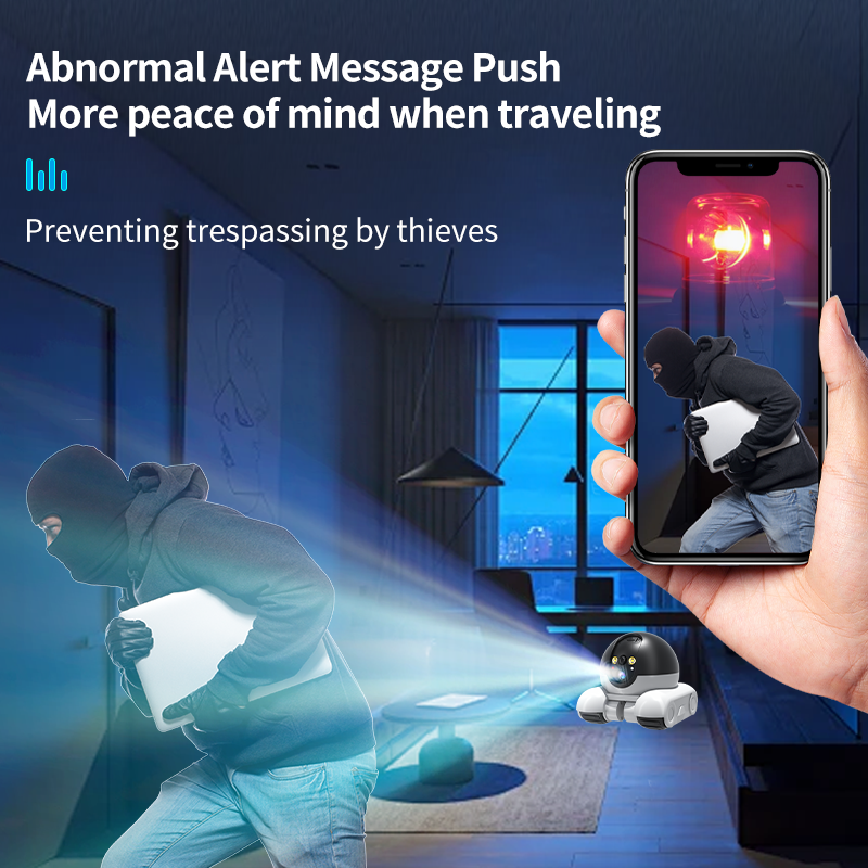 4MP V360Pro APP Dual Lens  Cat/Dog Playing Running IP Camera Full Color AI Humanoid Detection Home Security CCTV Baby Monitor