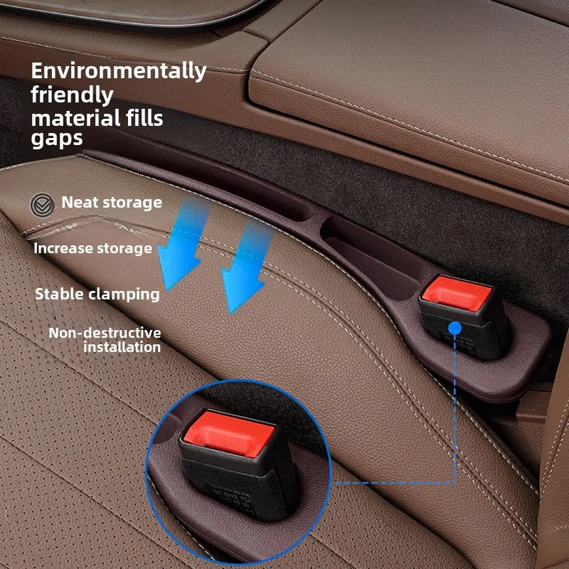 Striscia anti-perdite per tappo per seggiolino auto Accessori interni per auto Scatola portaoggetti invisibile per sedile striscia di riempimento guida generale
