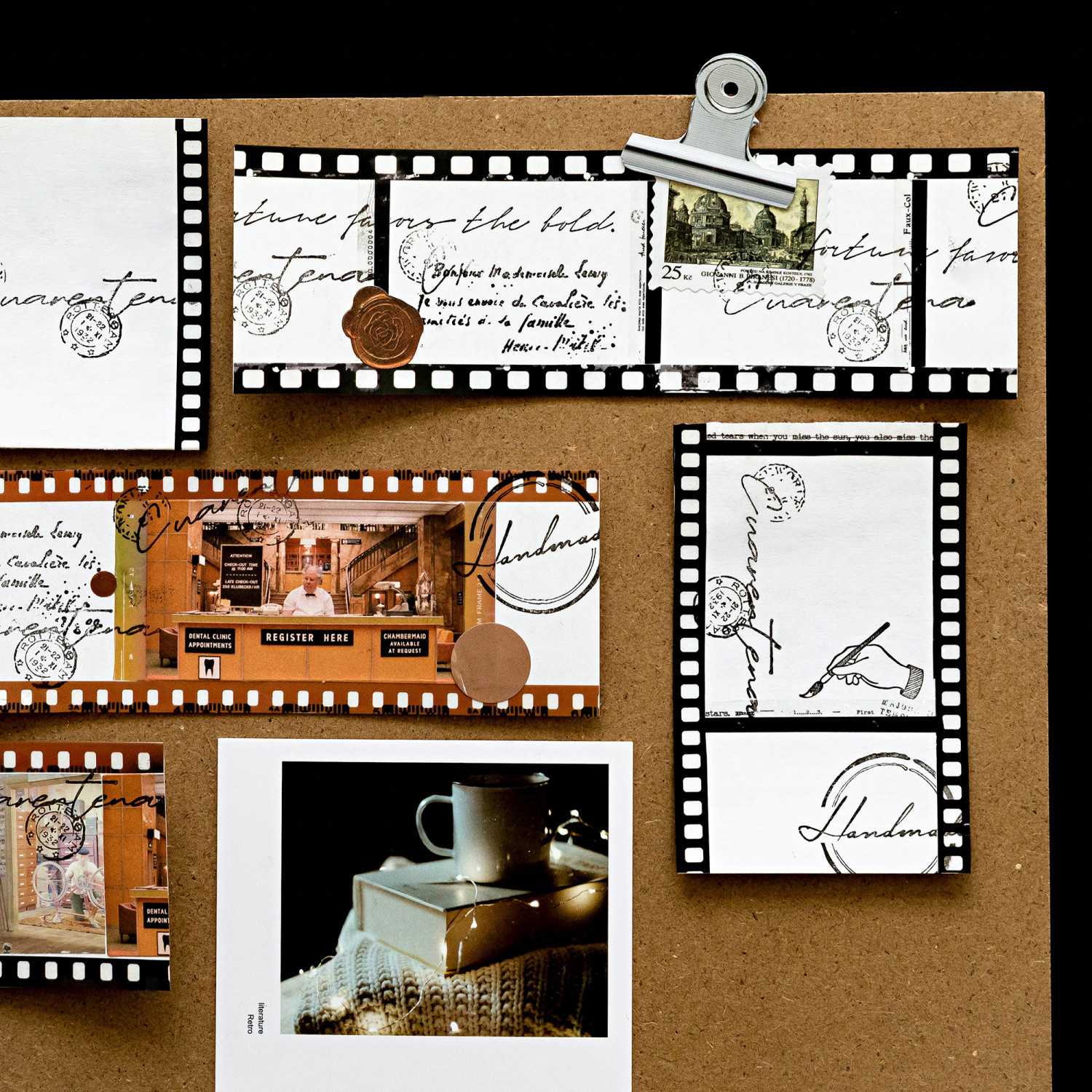 3 롤/세트 레트로 카메라 필름 빈티지 Washi 테이프 스크랩북 용품을위한 미적 마스킹 테이프 정크 저널링